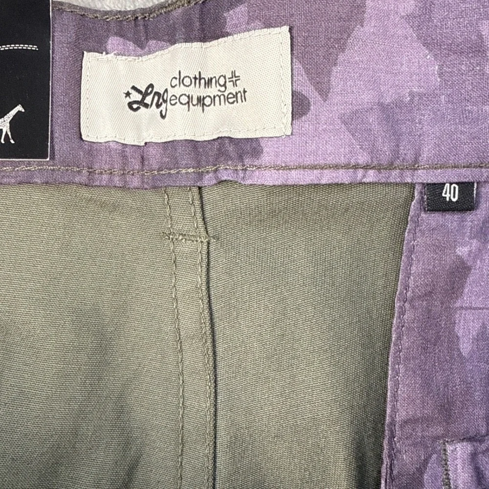 LRG Mens True Straight Fit Chino Pants Olive Green Size 40 NWT